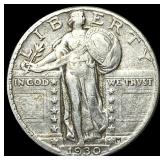 1930 Standing Liberty Silver Quarter NEARLY  UNCI