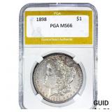 1898 Morgan Silver Dollar PGA MS66