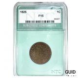 1825 Classic Head Half Cent PGA F15