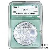 2005 Silver Eagle NTC MS70