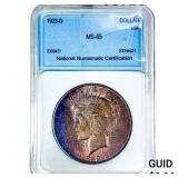 1923-D Silver Peace Dollar NNC MS65