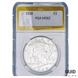 1928 Morgan Silver Dollar PGA MS62