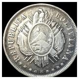 Bolivia Silver 20 Centavos