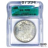 1889 Morgan Silver Dollar ICG AU58