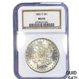 1885-O Morgan Silver Dollar NGC MS65