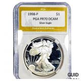 1998 Silver Eagle PGA PR70 DCAM