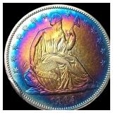 1864 Seated Liberty Half Dollar CLOSELY UNCIRCULAT
