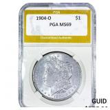 1904-O Morgan Silver Dollar PGA MS69