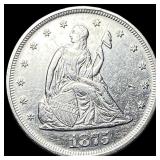 1875 Silver Twenty Cent Piece CLOSELY  UNCIRCULAT