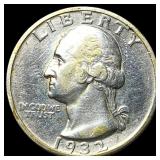 1932-S Silver Washington Quarter CLOSELY  UNCIRCU