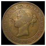 1892 Ceylon Copper 5 Cents