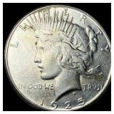 1925-S Silver Peace Dollar CLOSELY  UNCIRCULATED