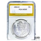 1904-O Morgan Silver Dollar PGA MS69