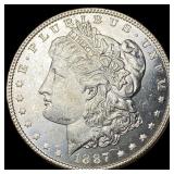 1887 Silver Morgan Dollar UNCIRCULATED