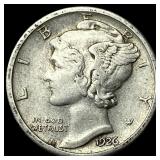 1926-S Silver Mercury Dime NEARLY  UNCIRCULATED