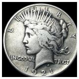 1921 Silver Peace Dollar NEARLY UNCIRCULATED