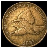 1857 Flying Eagle Cent LIGHTLY CIRCULATED