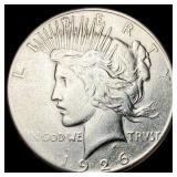 1926-S Silver Peace Dollar CLOSELY UNCIRCULATED
