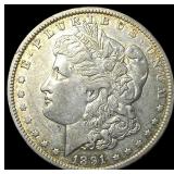 1891-O Silver Morgan Dollar CLOSELY  UNCIRCULATED
