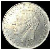 1952TS Sweden Silver 5 Kronor
