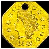 1873 California Gold 1 Dollar Octagonal HIGH  GRA