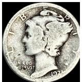 1921 Silver Mercury Dime NICELY CIRCULATED