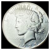 1925-S Silver Peace Dollar CLOSELY UNCIRCULATED