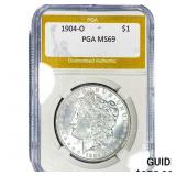 1904-O Morgan Silver Dollar PGA MS69