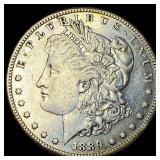 1889-S Silver Morgan Dollar NEARLY UNCIRCULATED