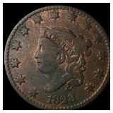 1828 Coronet Head Large Cent LIGHTLY CIRCULATED