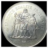 1974 France SIlver 50 Francs
