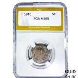 1916 Buffalo Nickel PGA MS65