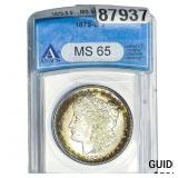 1879-S Morgan Silver Dollar ANACS MS65