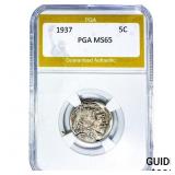 1937 Buffalo Nickel PGA MS65