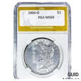 1904-O Morgan Silver Dollar PGA MS69