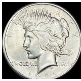1921 HR Silver Peace Dollar CLOSELY  UNCIRCULATED