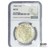 1900-S Morgan Silver Dollar NGC AU53