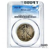 1921-D Walking Liberty Half Dollar PCGS G04