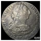 1783 Colonial Spain Silver 'El Cazador' Shipwrec