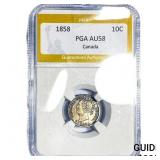 1858 10C Canada PGA AU58