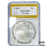 1998 Silver Eagle PGA MS69