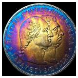 1900 Toned Silver Lafayette Dollar  UNCIRCULATED