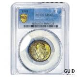 1948 Washington Silver Quarter PCGS MS67