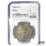 1904-S Morgan Silver Dollar NGC XF45