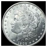 1902-O Silver Morgan Dollar GEM BU