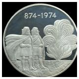 1974 Iceland Silver 1000 Kronur Proof