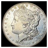 1884-S Silver Morgan Dollar CHOICE AU