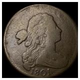 1801 Draped Bust Large Cent LIGHTLY CIRCULATED