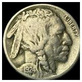 1924-S Buffalo Nickel NEARLY UNCIRCULATED