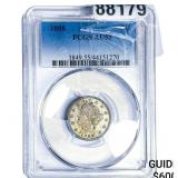 1888 Liberty Victory Nickel PCGS AU55